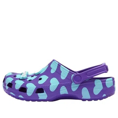 Crocs X Awake Ny Classic Clogs 'home Is Where The Heart Is - Purple' In Multi