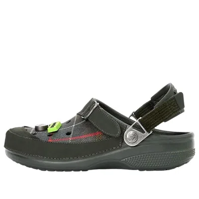 Crocs X Barbour Clog 'olive Plaid'