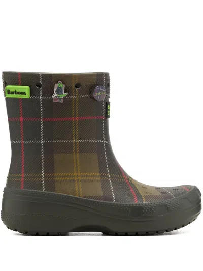 CROCS X BARBOUR PLAID BOOTS