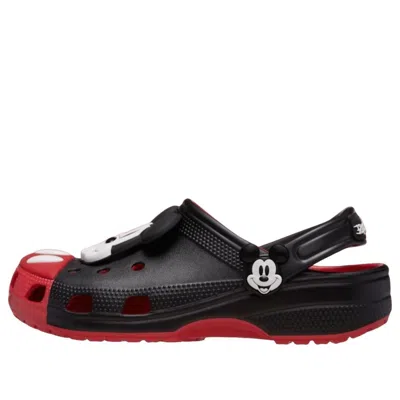 Crocs X Disney Mickey Mouse Classic Clogs In Black