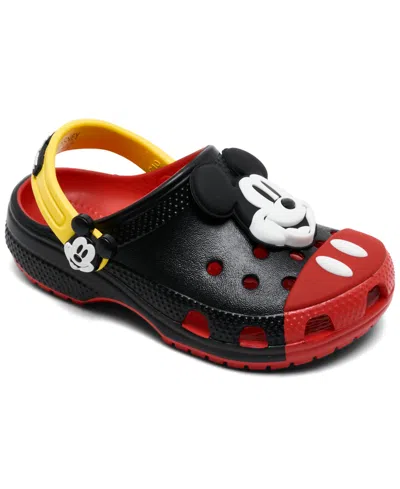Crocs Babies' X Disney Toddler Boys Mickey Mouse Classic Clogs From Finish Line In Multi