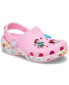 Crocs X Disney Toddler Girls Minnie And Friends Classic Clogs From Finish Line In Pink