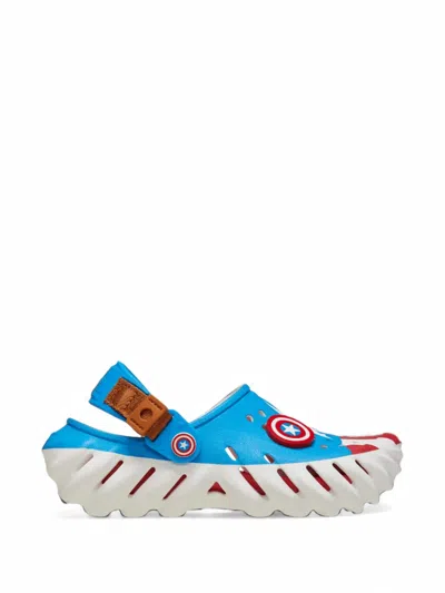 Crocs Kids' X Echo Marvel Captain America Clogs In Blue