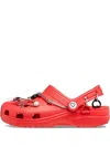 Crocs X Karol G Classic "flame" Sandals In Red