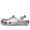 Crocs X Kenny Scharf Classic Clog 'silver' In Gray