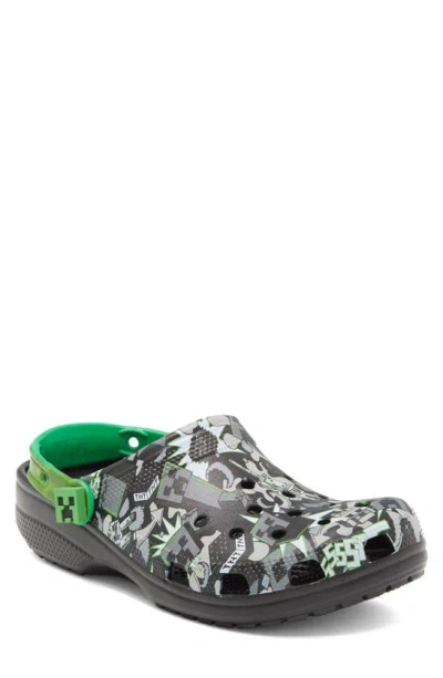 Crocs X Minecraft® Classic Clog In Green Multi