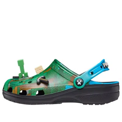 CROCS CROCS X MINECRAFT CLOG 'GREEN BLACK'