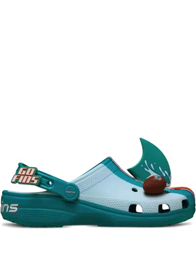 Crocs X Nfl Miami Dolphins Classic Clogs In Multi