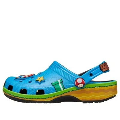 Crocs X Nintendo Classic Clog 'super Mario' In Blue