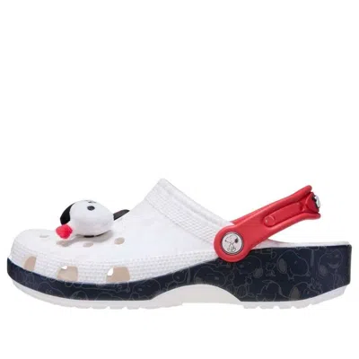 CROCS CROCS X PEANUTS SNOOPY CLASSIC CLOG 'WHITE BLACK'