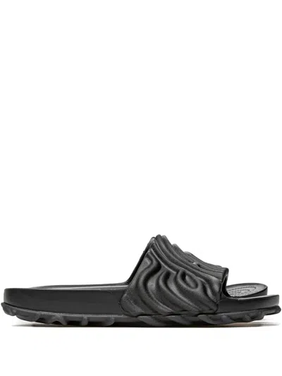 Crocs X Salehe Bembury The Pollex Textured Slides In Black