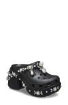 Crocs X Simone Rocha Spiked Siren Platform Clog In Black