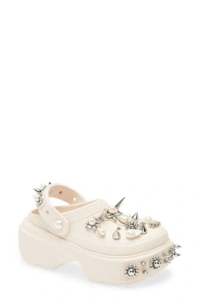 Crocs X Simone Rocha Stomp Platform Clog In Dew