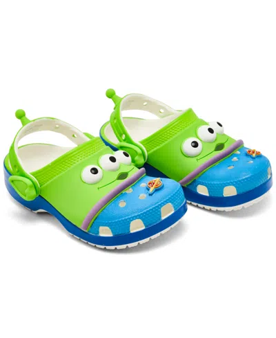 Crocs Babies' X Toy Story Toddler Kids' Alien Classic Clogs From Finish Line In Blue