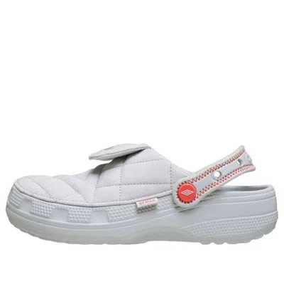 Crocs X Umbro Classic Clog Bone 'atmosphere' In Transparent