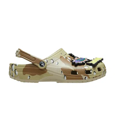 Pre-owned Crocs Xlarge X Classic Clog 'desert Camo' In Tan