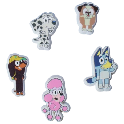 Crocs Youth   Bluey 5 Pack Jibbitz In Multi