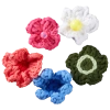 Crocs Youth   Jibbitz Crochet Floral Mix 5 Pack In Multi