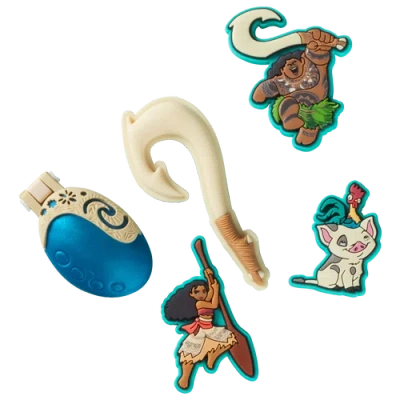 Crocs Kids' Youth   Jibbitz Disney Moana 5 Pack In Multi