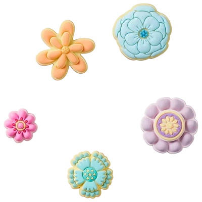 Crocs Youth   Jibbitz Fresh As A Daisy 5 Pack In Multi