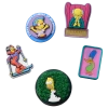 Crocs Youth   The Simpsons Meme 5 Pack In Pink/green