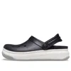 Crocs Band Full Force 206122-066 Clog Men's 9 Black Platform Shoes Erk1501 In Black