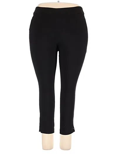 Pre-owned Croft & Barrow Active Pants In Black