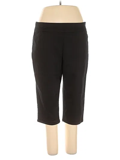 Pre-owned Croft & Barrow Active Pants In Black