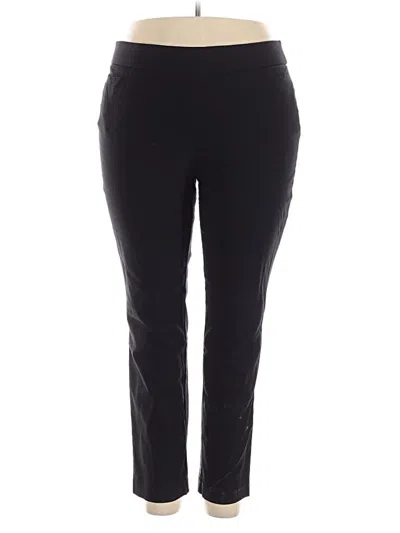 Pre-owned Croft & Barrow Active Pants In Black