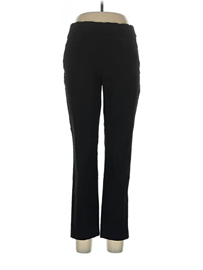 Pre-owned Croft & Barrow Active Pants In Black