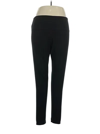 Pre-owned Croft & Barrow Active Pants In Black