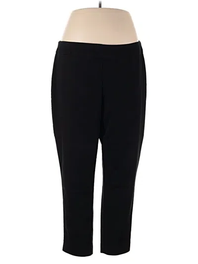 Pre-owned Croft & Barrow Active Pants In Black