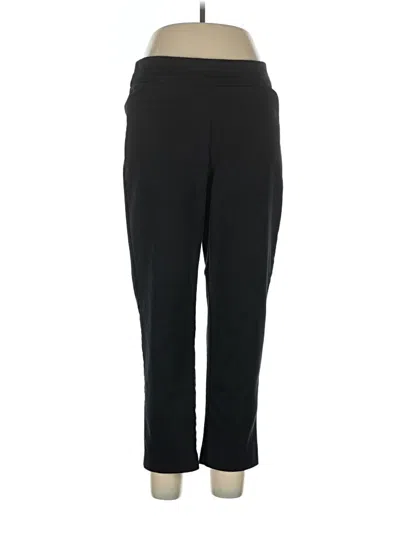 Pre-owned Croft & Barrow Active Pants In Black