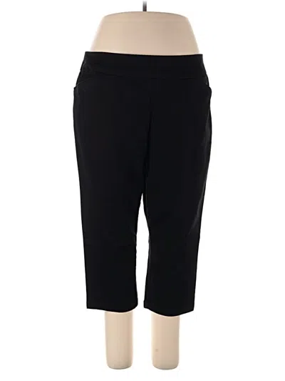 Pre-owned Croft & Barrow Active Pants In Black