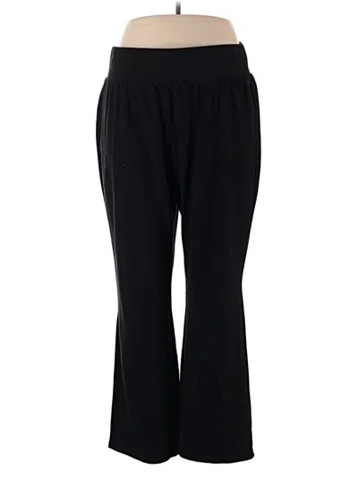 Pre-owned Croft & Barrow Active Pants In Black