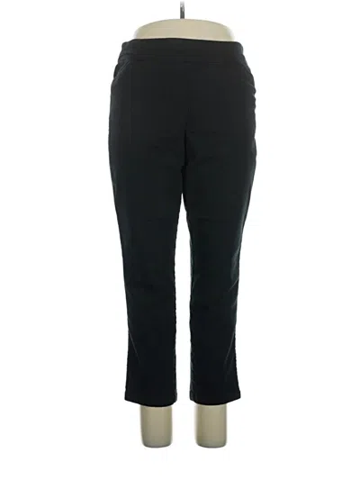 Pre-owned Croft & Barrow Active Pants In Black
