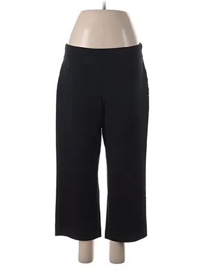 Pre-owned Croft & Barrow Active Pants In Black