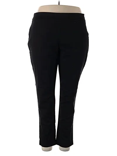 Pre-owned Croft & Barrow Active Pants In Black