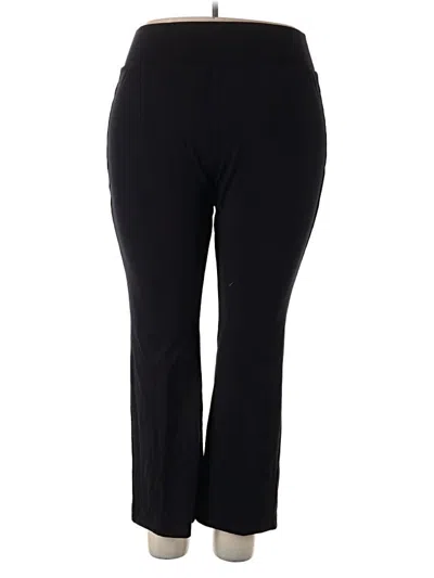 Pre-owned Croft & Barrow Active Pants In Black