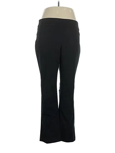 Pre-owned Croft & Barrow Active Pants In Black