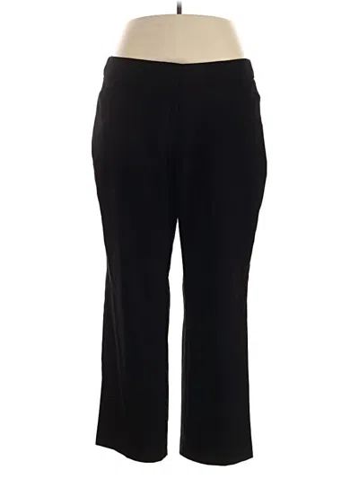 Pre-owned Croft & Barrow Active Pants In Black