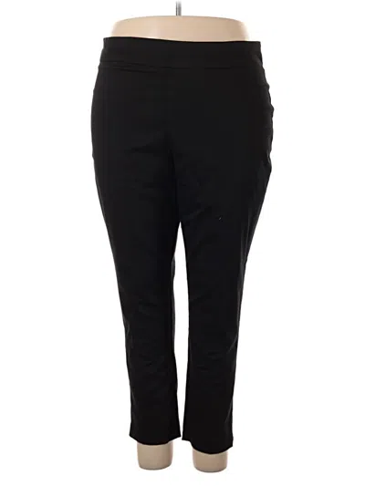 Croft & Barrow Active Pants In Black