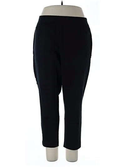 Pre-owned Croft & Barrow Active Pants In Black