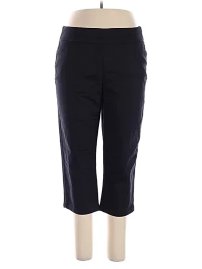 Croft & Barrow Active Pants In Black