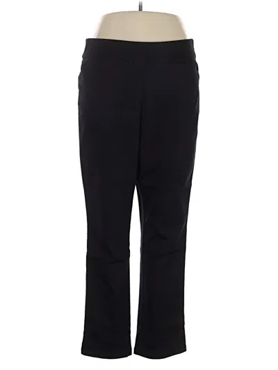Pre-owned Croft & Barrow Active Pants In Black