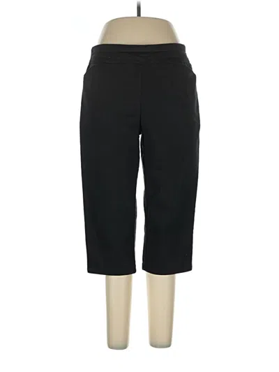 Pre-owned Croft & Barrow Active Pants In Black