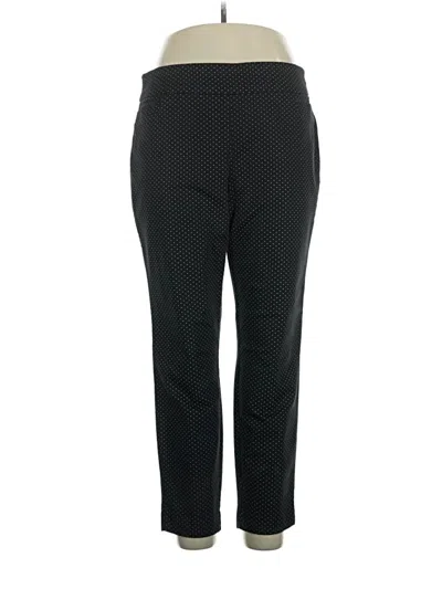 Pre-owned Croft & Barrow Active Pants In Black