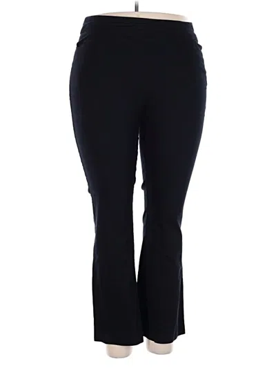 Pre-owned Croft & Barrow Active Pants In Black