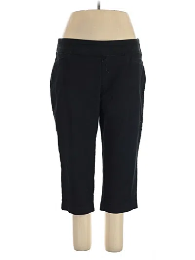 Pre-owned Croft & Barrow Active Pants In Black
