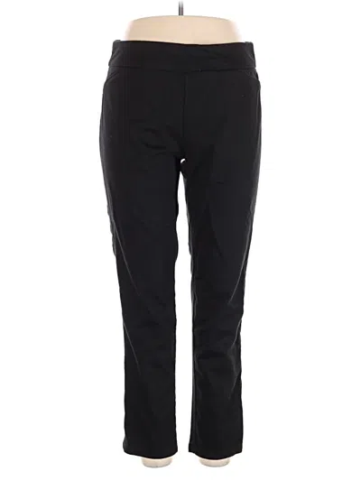 Pre-owned Croft & Barrow Active Pants In Black